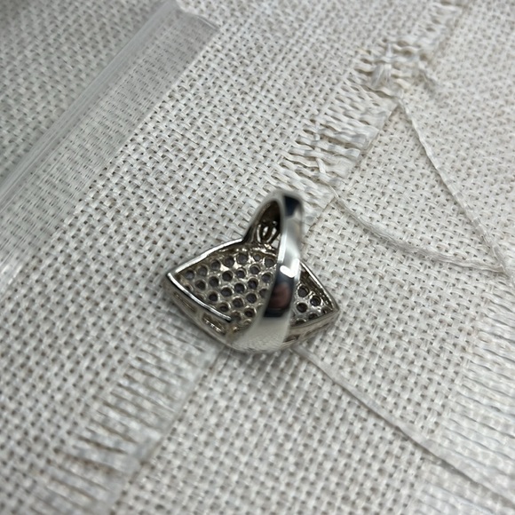 Vintage Estate 925 Sterling Silver Amethyst Statement Ring - Size 7 - Picture 12 of 17